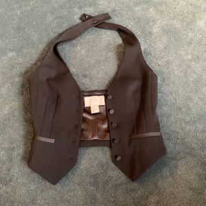 Girls dressy button up vest